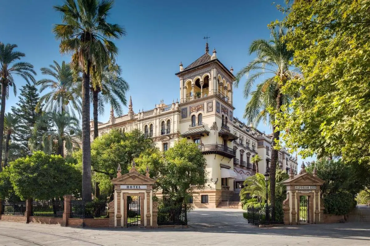 El lujoso hotel de Sevilla donde se alojó Johnny Depp.