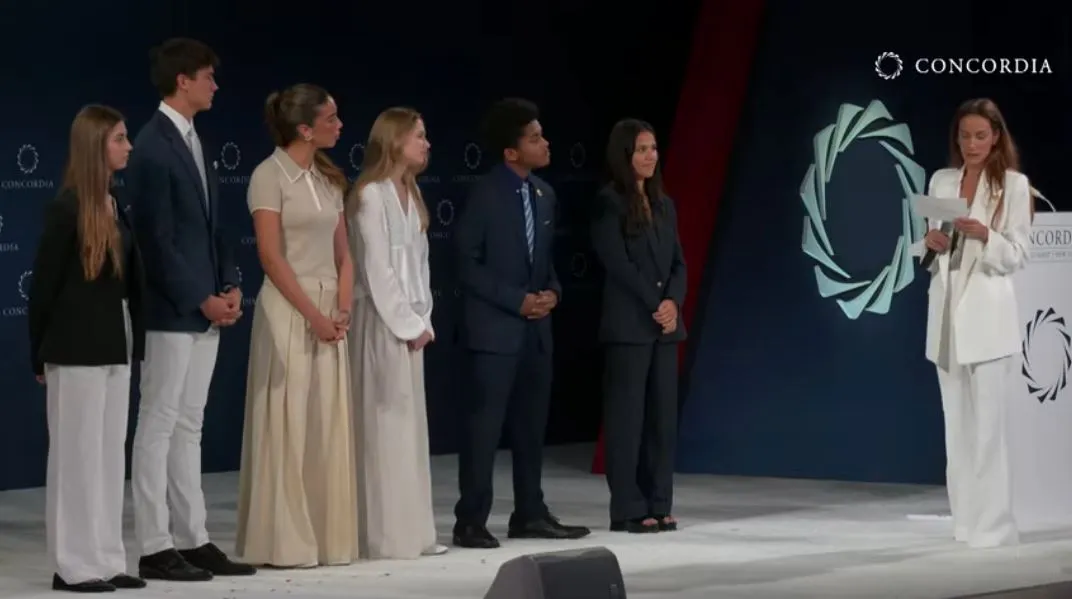 Telma Ortiz durante su conferencia.