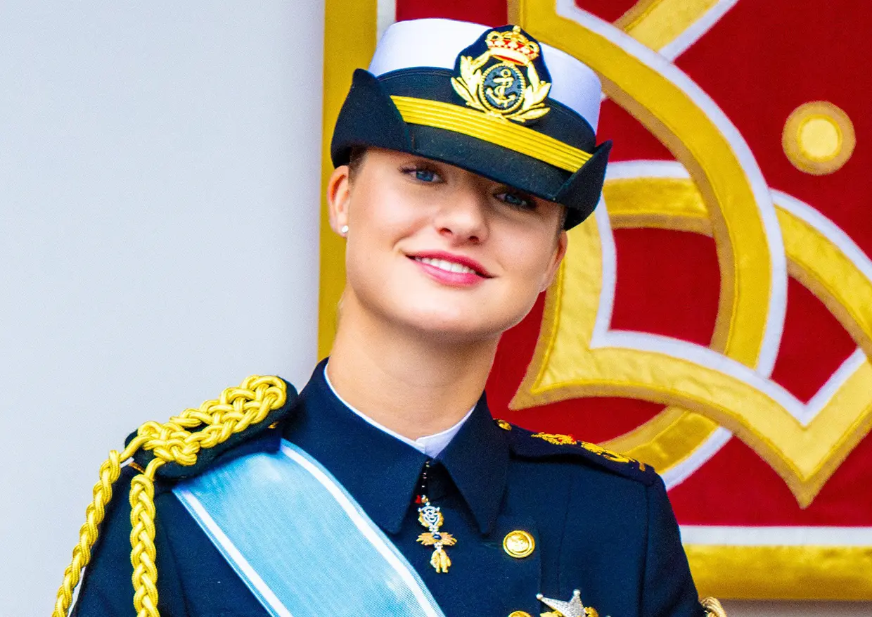 Leonor con su uniforme de gala.