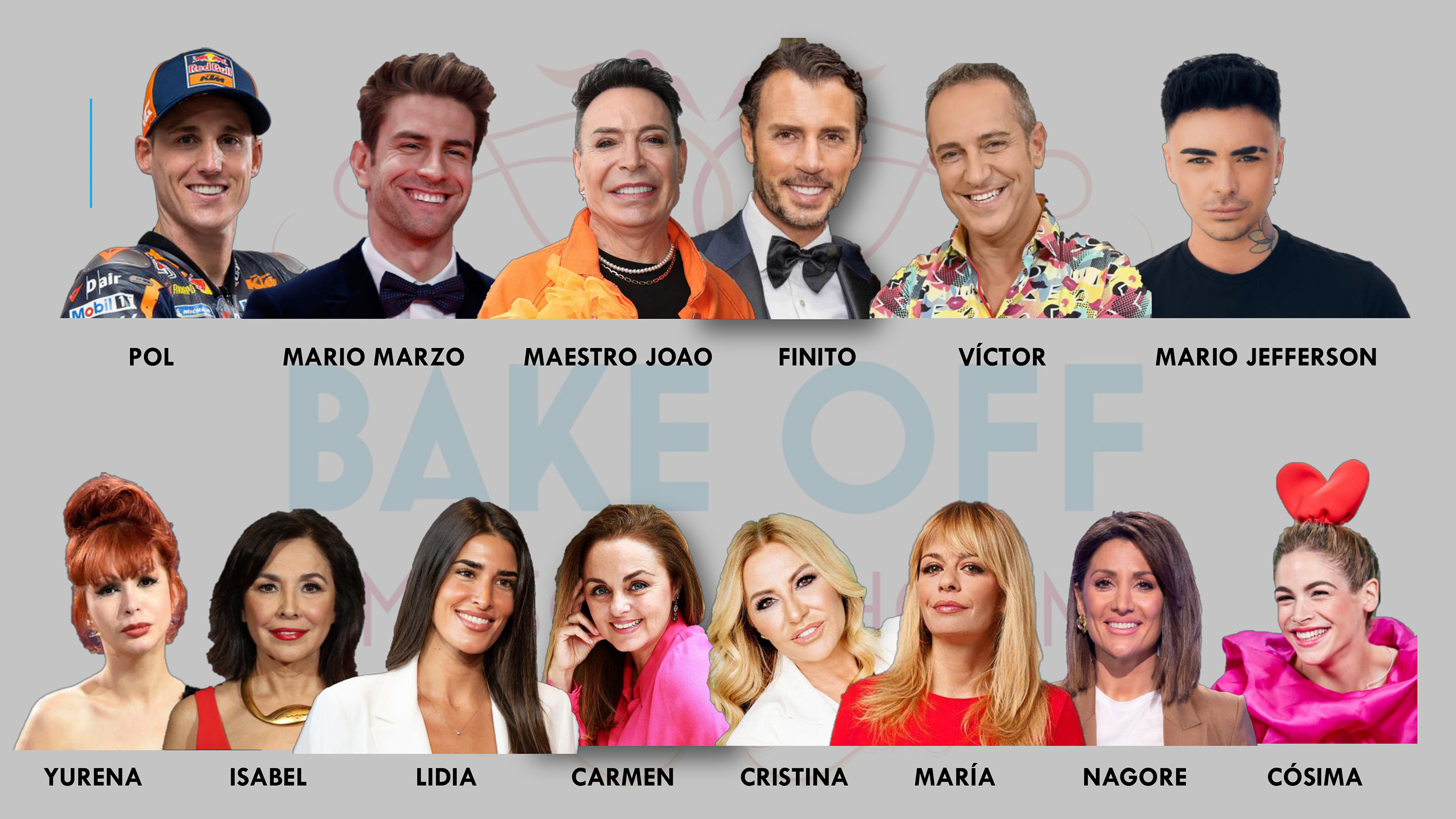 'Bake off: Famosos al horno' confirma a sus nuevos concursantes