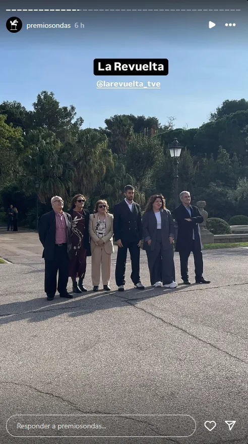 David Broncano y el equipo de 'La Revuelta' en los Premios Ondas