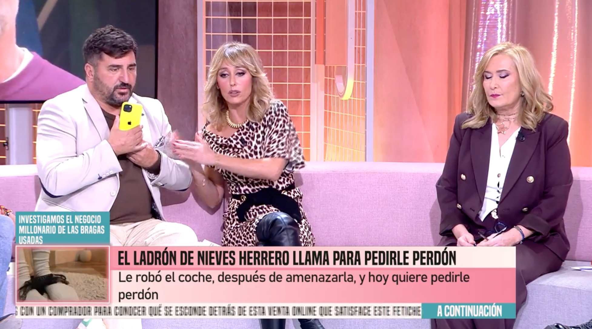 El paparazzi Sergio Garrido pone en contacto al ladrón con Nieves.