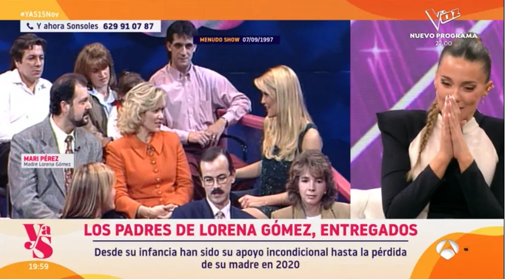 Lorena Gómez habla de su madre en Y ahora Sonsoles