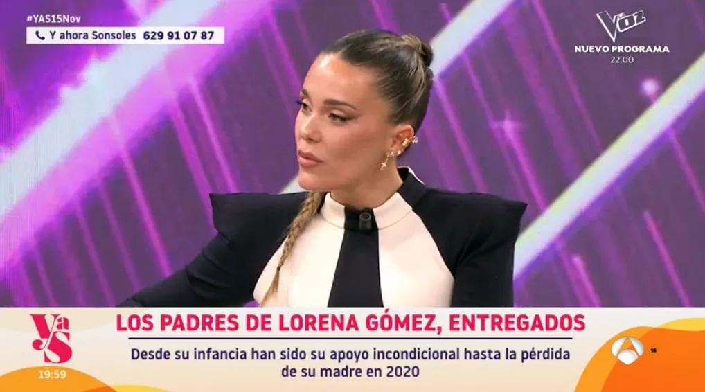 Lorena Gómez habla de su madre en Y ahora Sonsoles