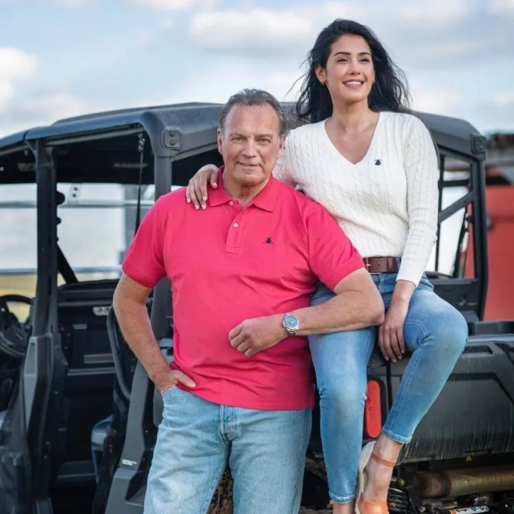 Bertin Osborne y Gabriela Guillén.