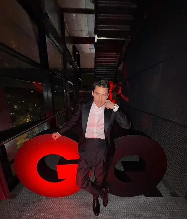 Álex González en una imagen de Instagram en la gala de GQ