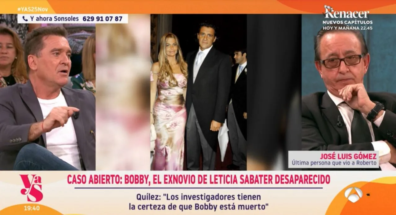 En 'Y ahora Sonsoles' hablan del novio desaparecido de Leticia Sabater.