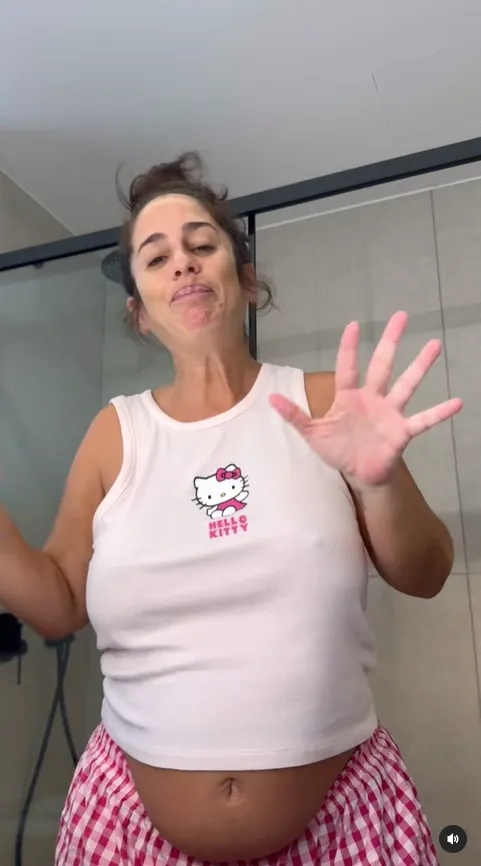 Anabel Pantoja en su primer vídeo después de dar a luz