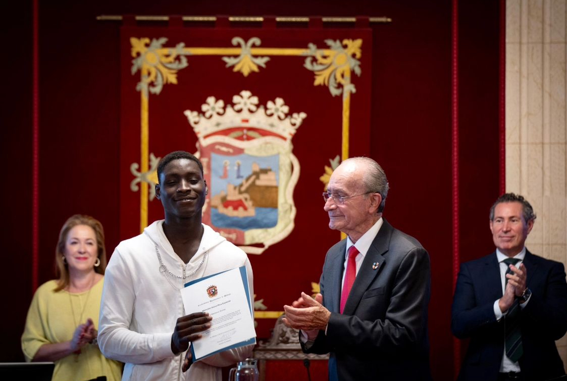 El joven participará como Rey Mago en la cabalgata de Málaga.