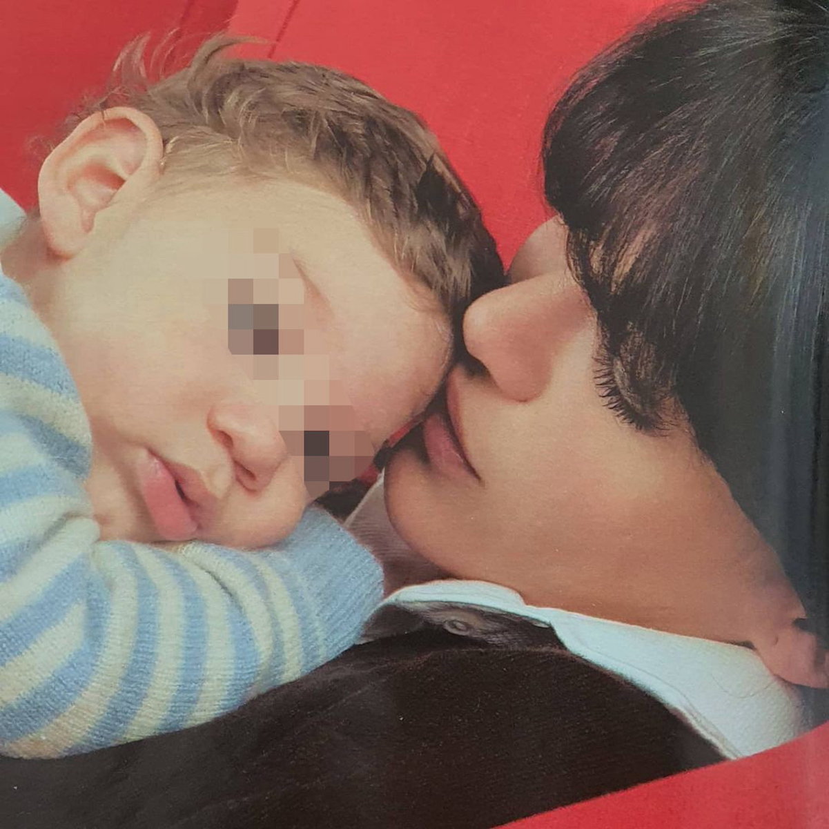 Fabiola Martínez con su hijo KIke Osborne