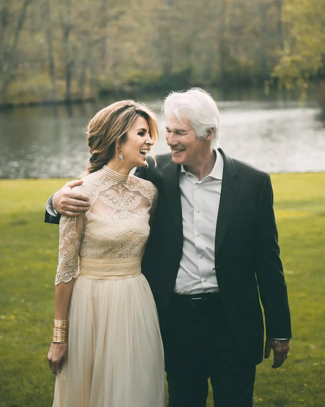 Richard Gere y Alejandra Gere.