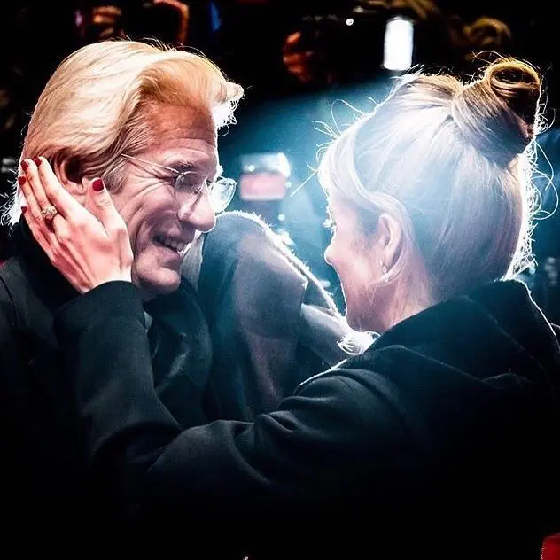 Richard Gere y Alejandra Gere.