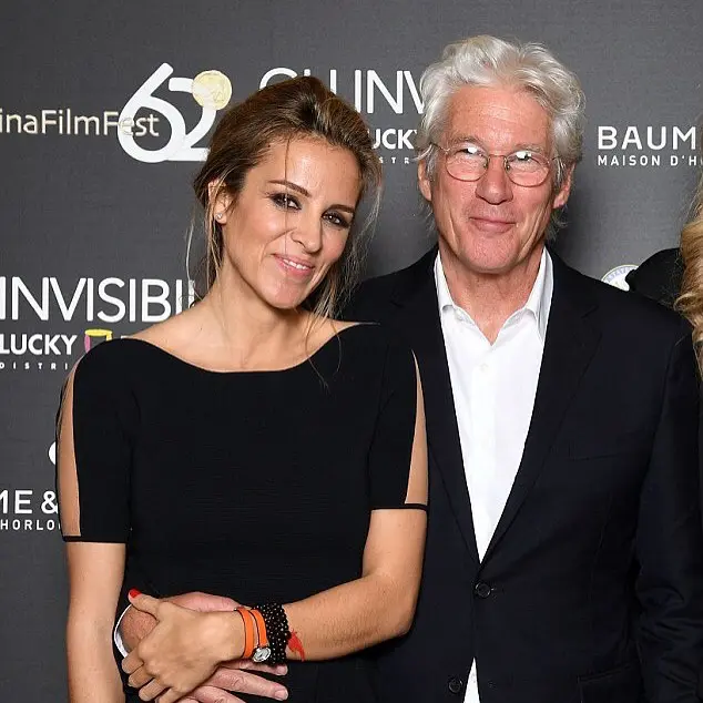 Richard Gere y Alejandra Gere.