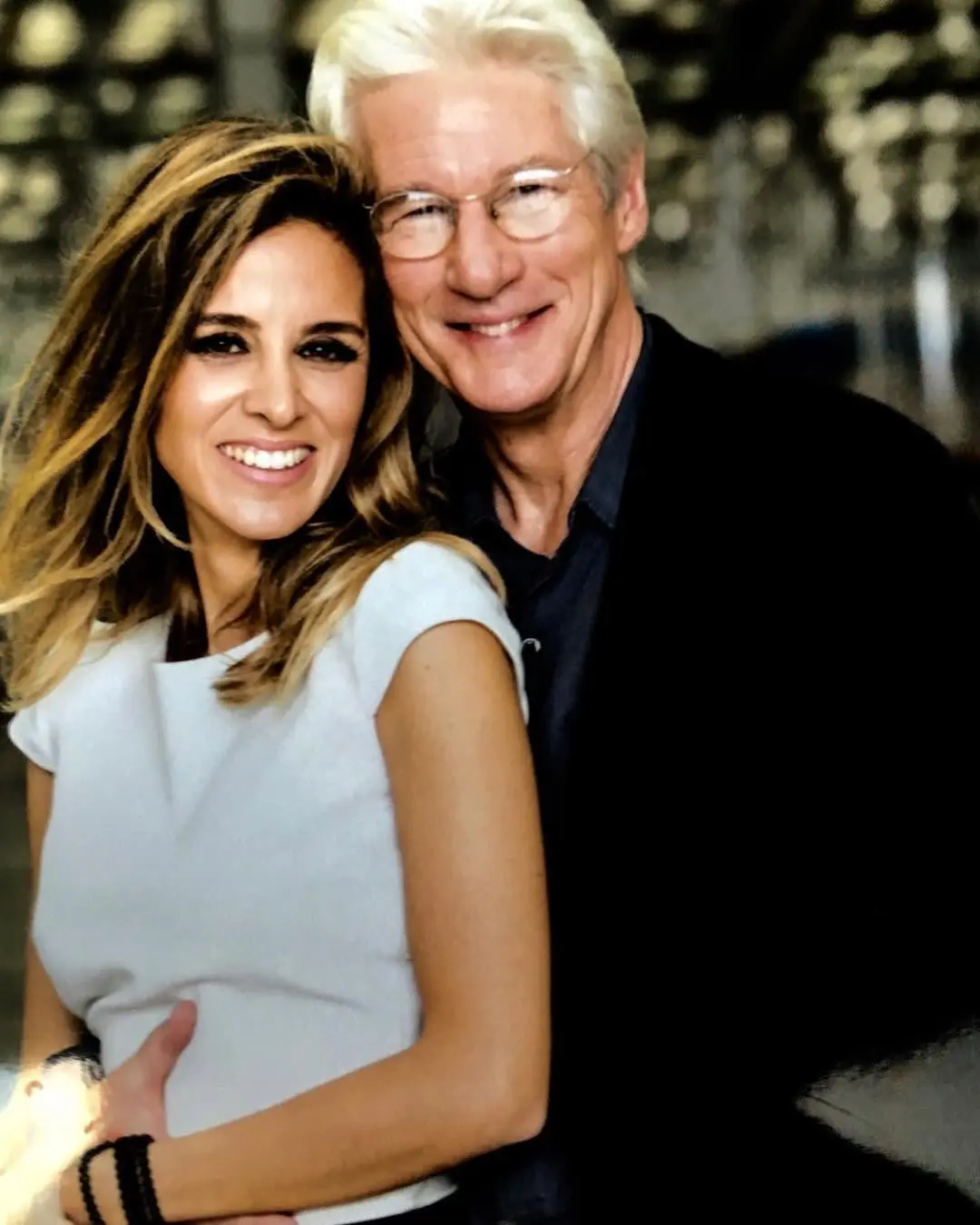 Richard Gere y Alejandra Gere.