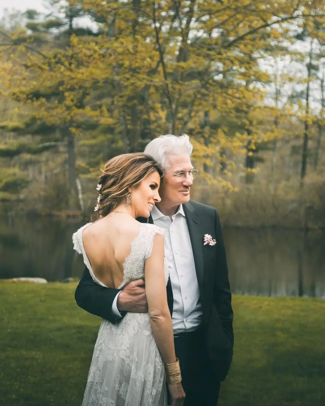 Richard Gere y Alejandra Gere.