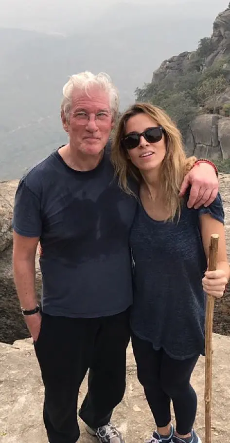 Richard Gere y Alejandra Gere.