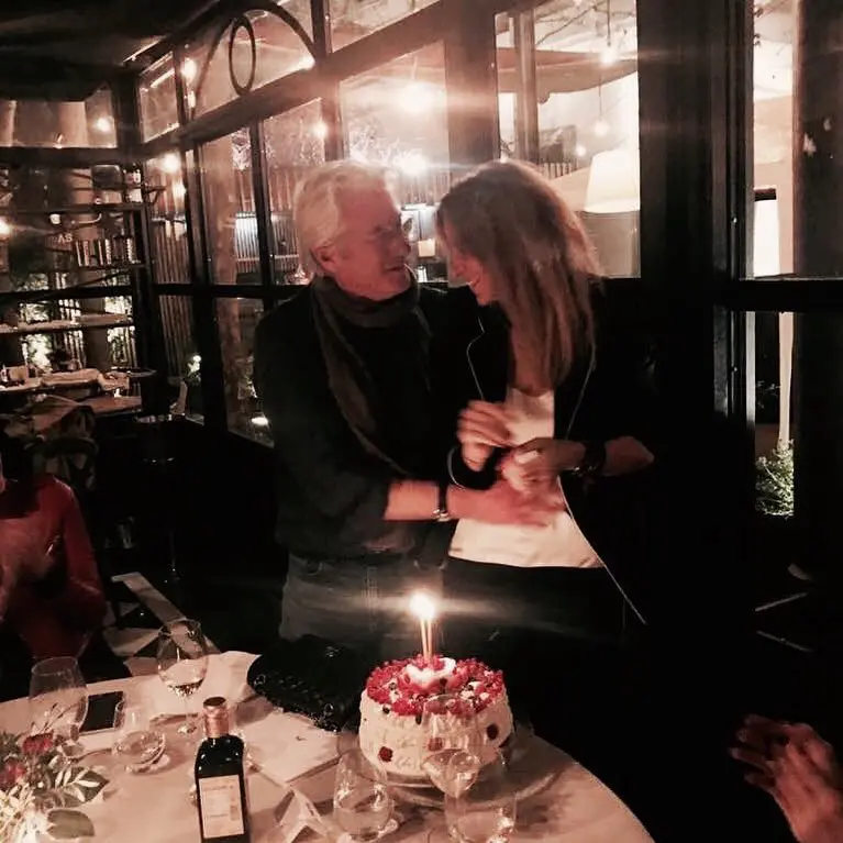 Richard Gere y Alejandra Gere.