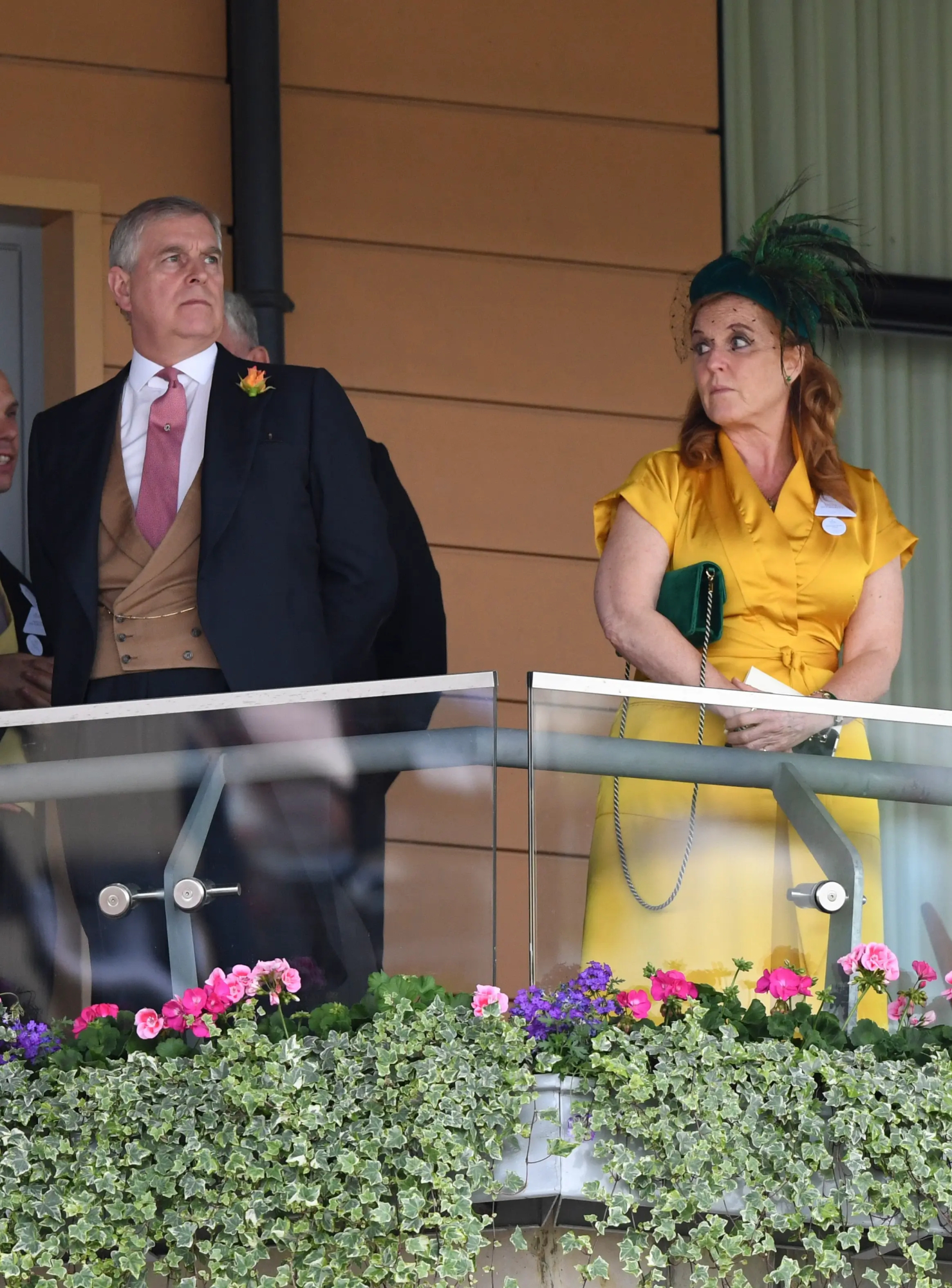 El príncipe Andrés y su exesposa, Sarah Ferguson.