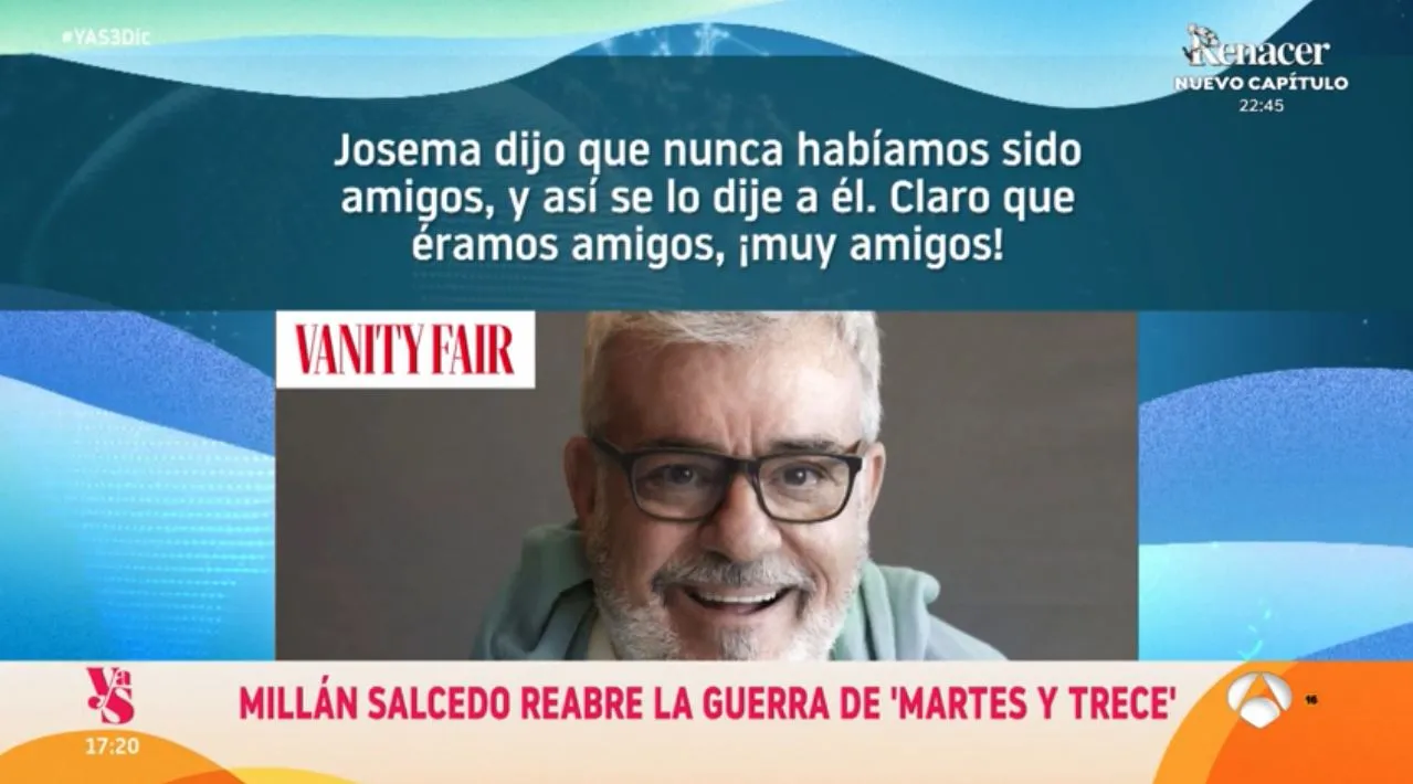 Josema responde a Millán en ' Y ahora, Sonsoles'.