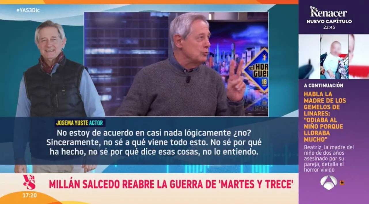 Josema responde a Millán en ' Y ahora, Sonsoles'.