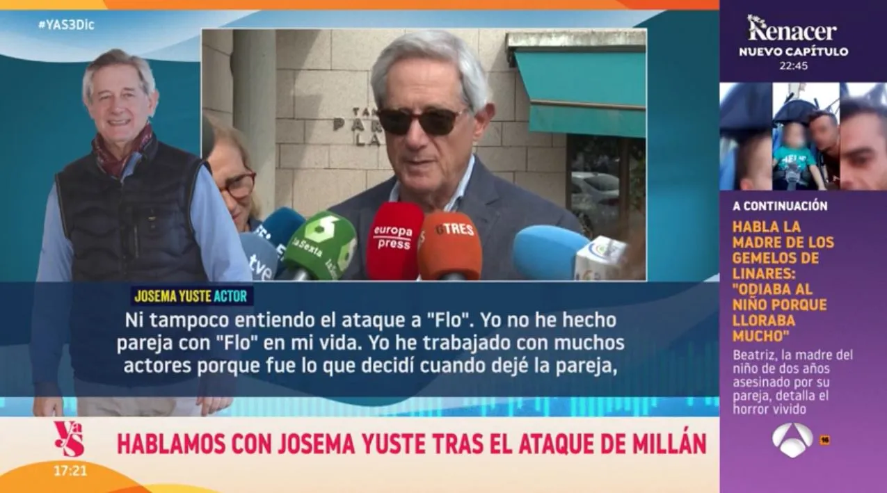 Josema responde a Millán en ' Y ahora, Sonsoles'.