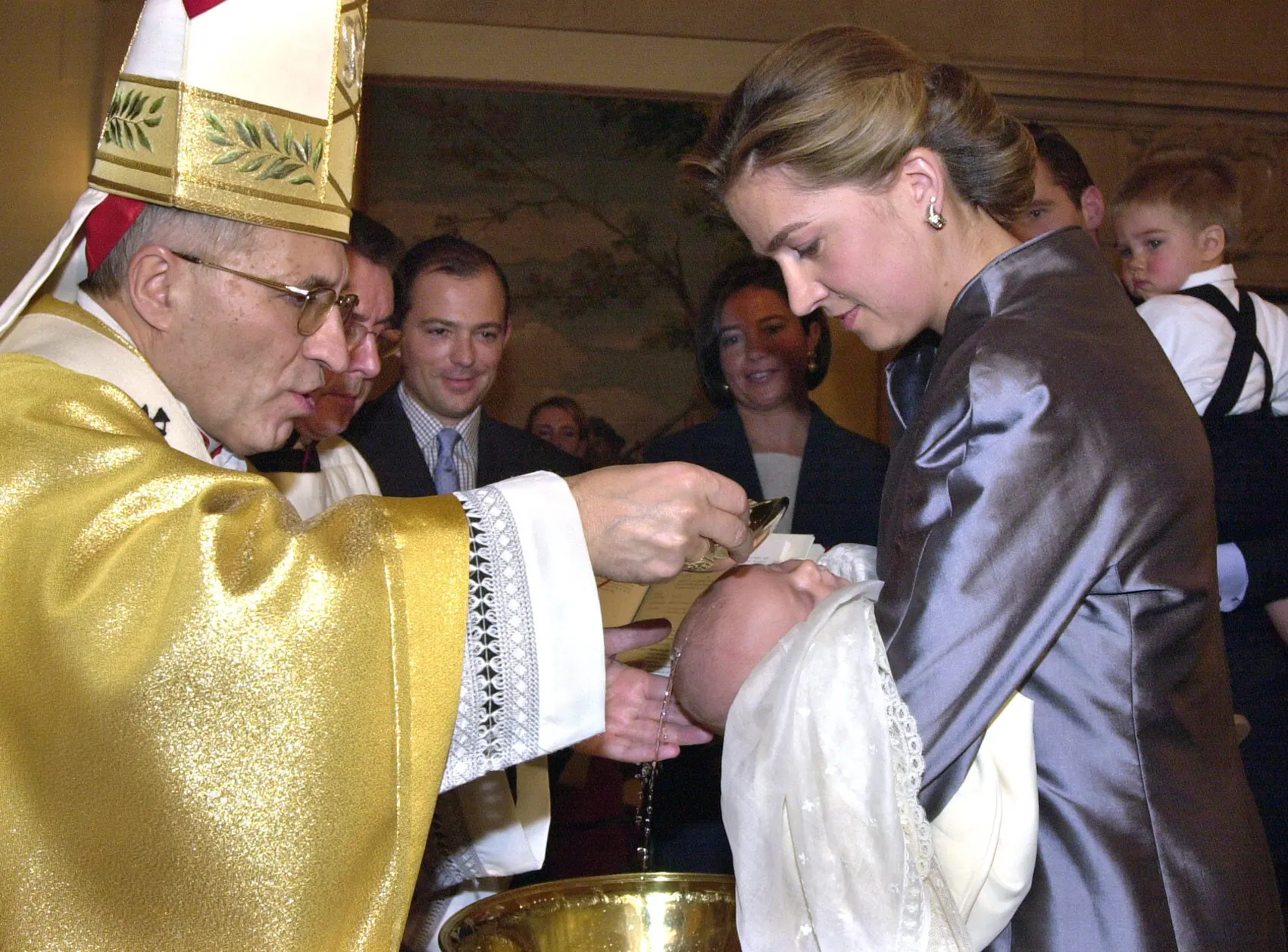 Pablo Urdangarín y su madre, la infanta Cristina.