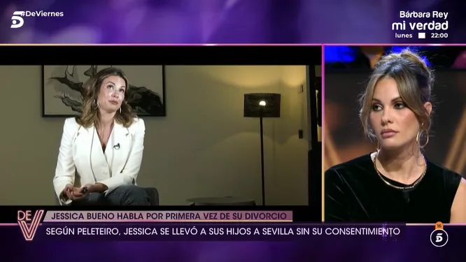 Jéssica Bueno en 'De viernes' hablando de Jota Peleteiro