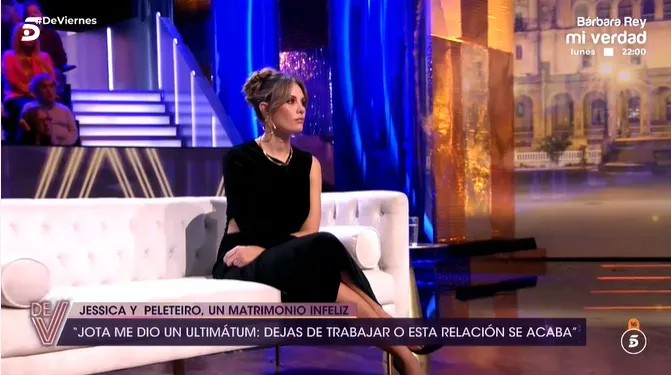 Jéssica Bueno en 'De viernes' hablando de Jota Peleteiro