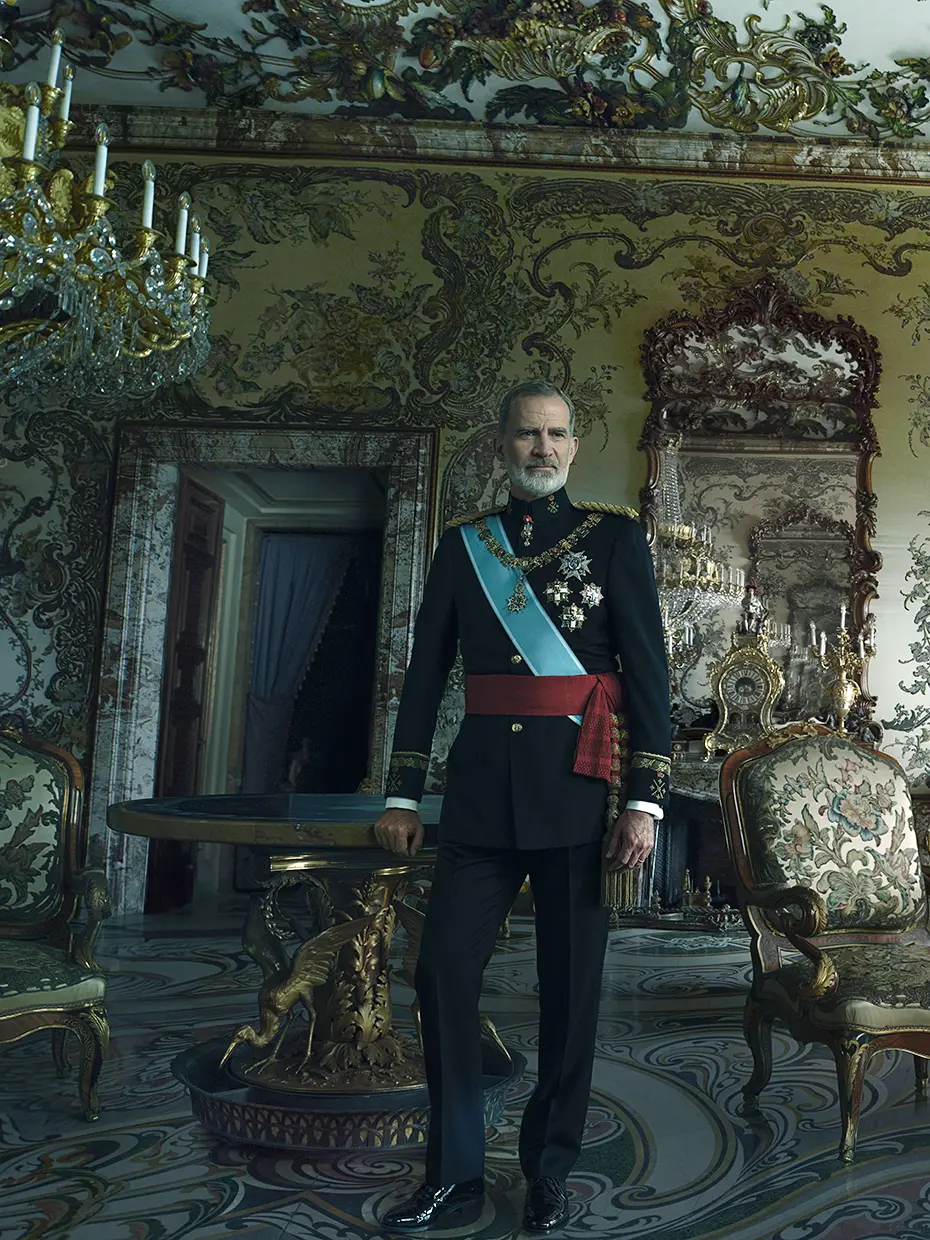 Retrato del Rey Felipe VI realizado por la fotógrafa Annie Leibovitz.