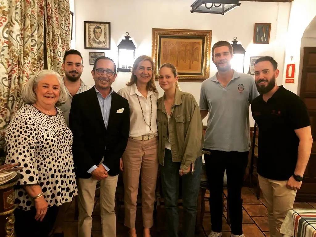 Juan Valentín Urdangarin con su familia