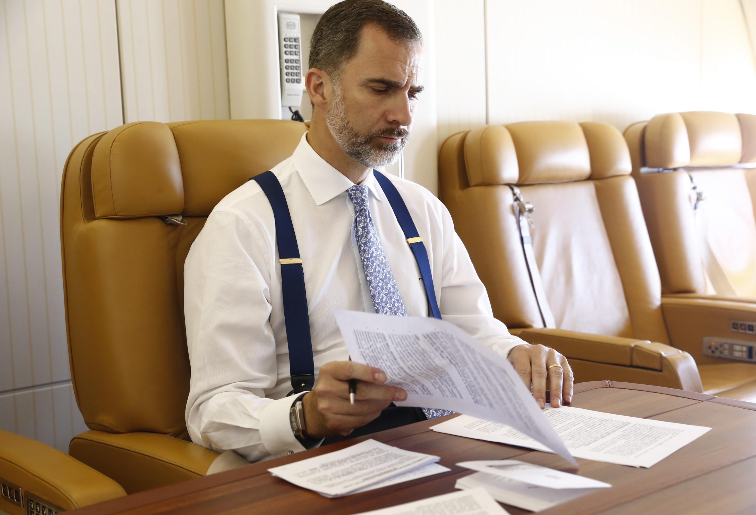 Felipe y Letizia: Así es su avión por dentro