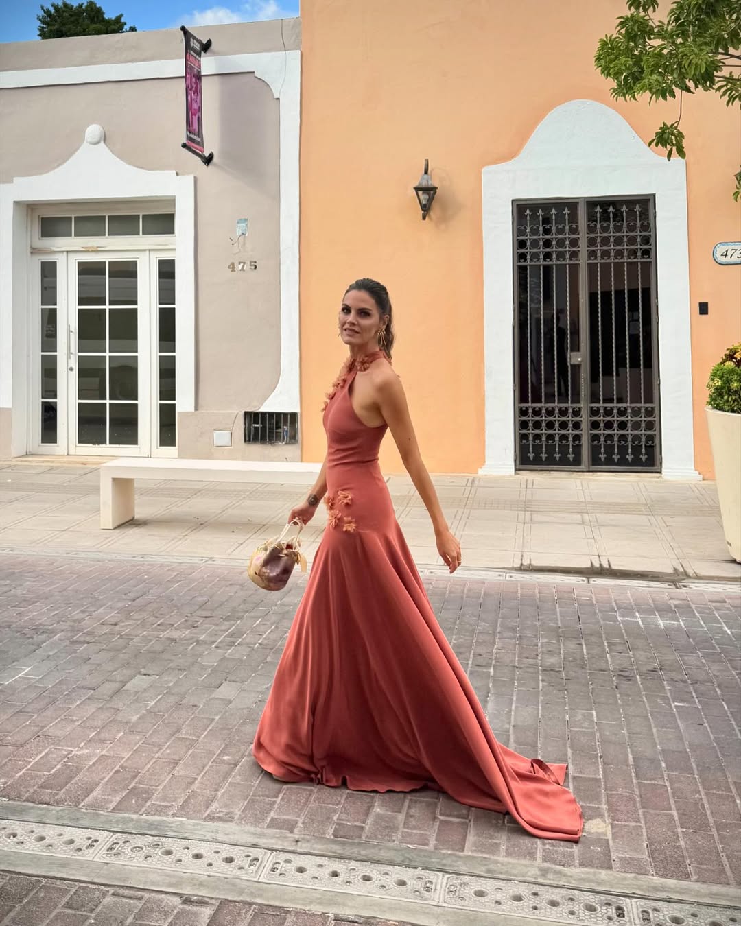 El vestido de Amaia Salamanca en la boda de Alonso Aznar y Renata Collado.