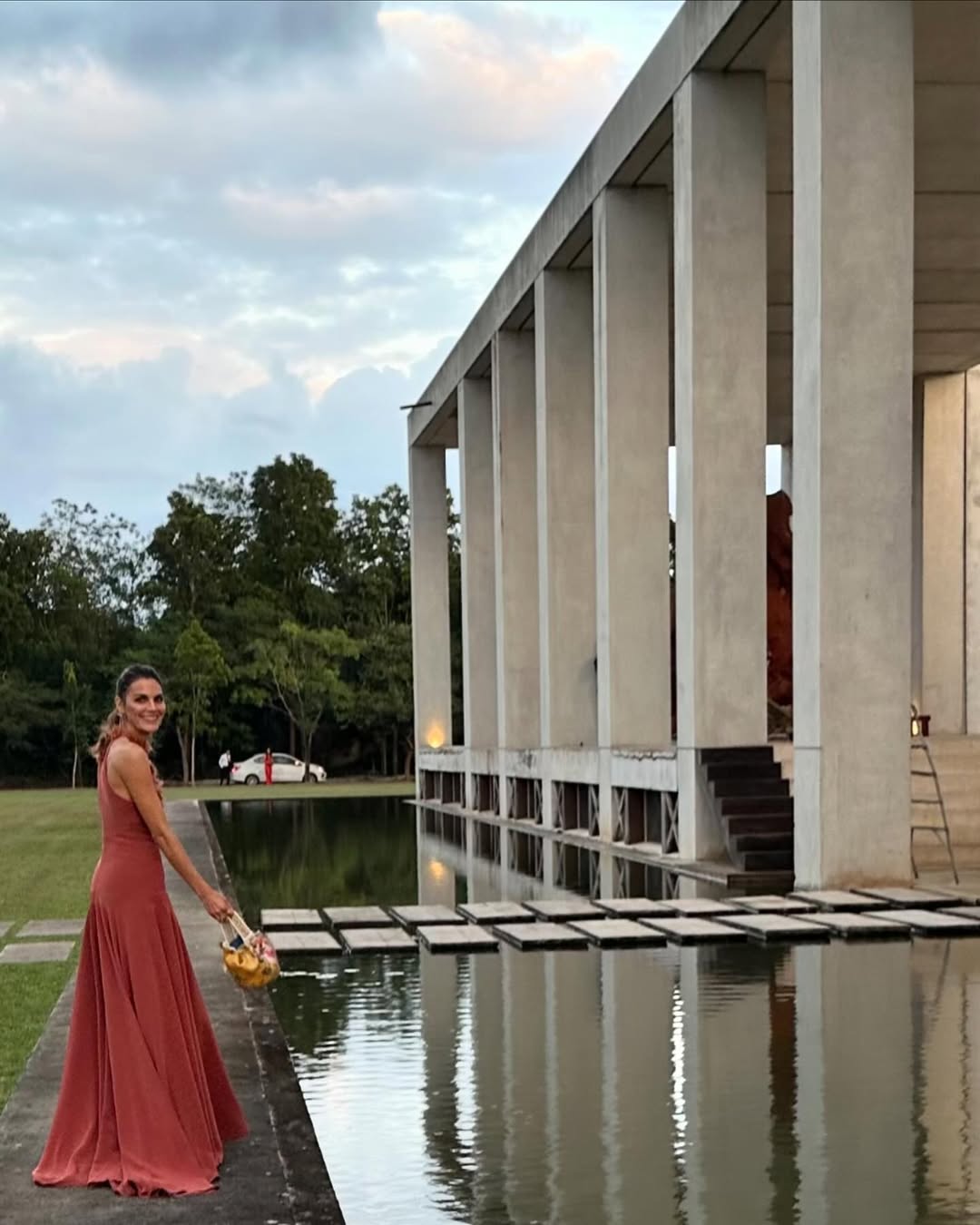 El vestido de Amaia Salamanca en la boda de Alonso Aznar y Renata Collado.