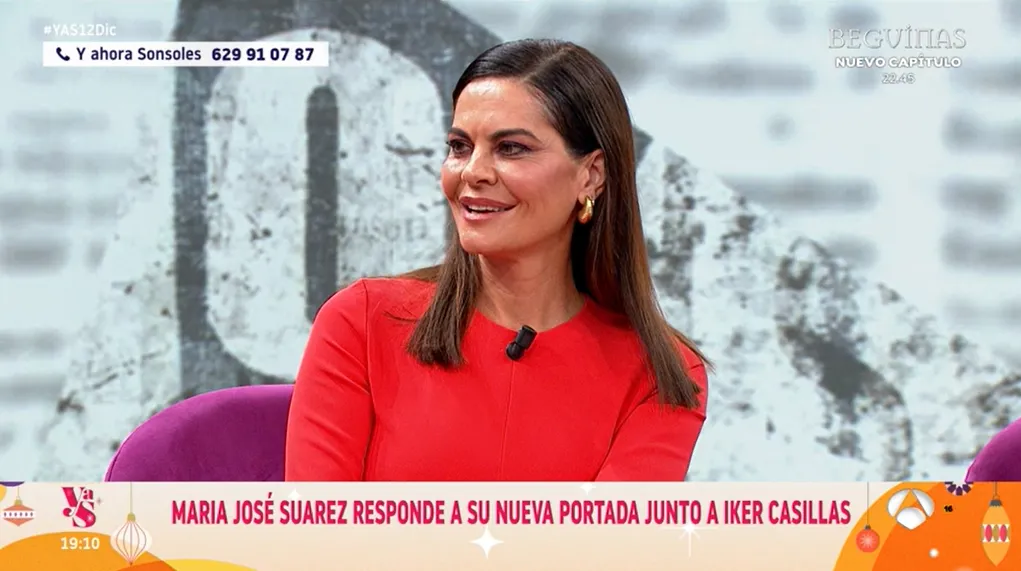 María José Suárez en 'Y ahora Sonsoles' hablando de su amistad con Iker Casillas