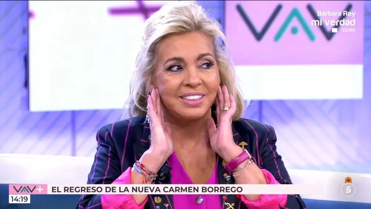 La nueva cara de Carmen Borrego así ha quedado tras su operación