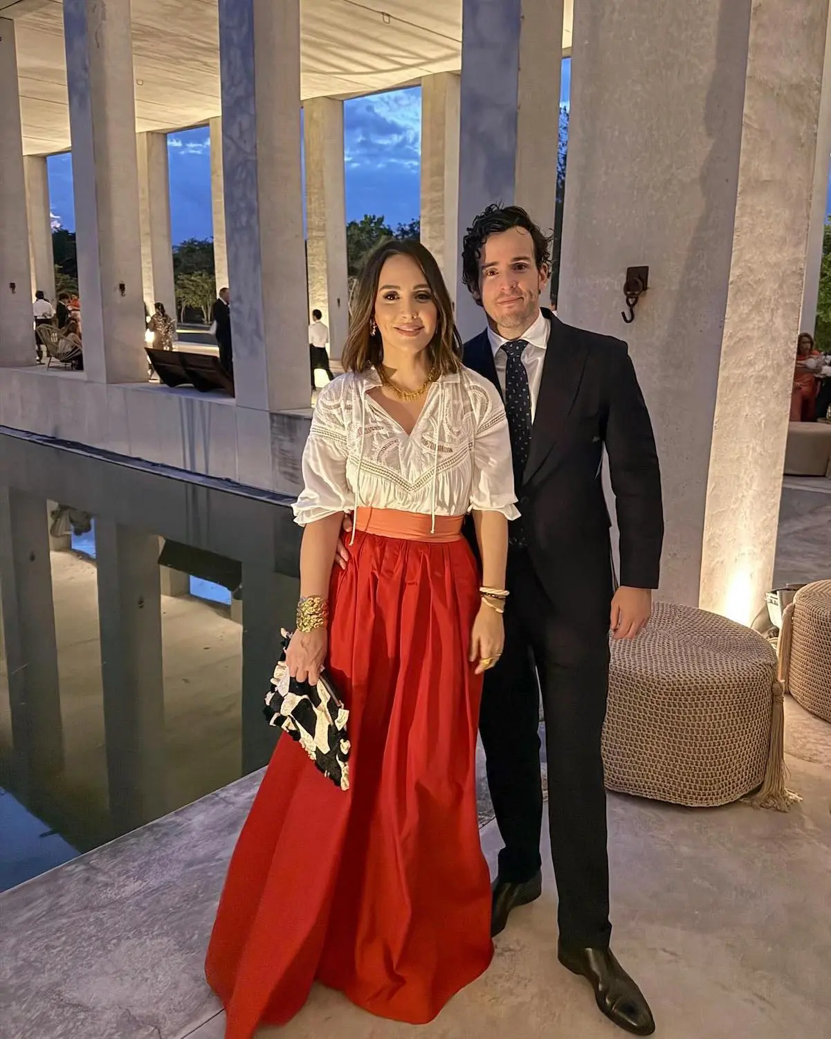 Tamara Falcó en la boda del Alonso Aznar.