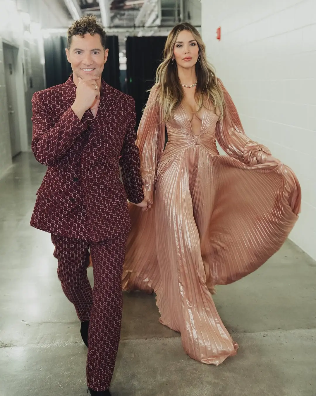 David Bisbal y Rosanna Zanetti.