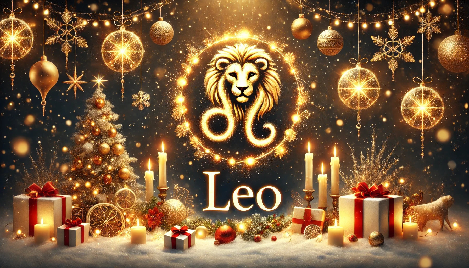 Leo Horóscopo Navidad.