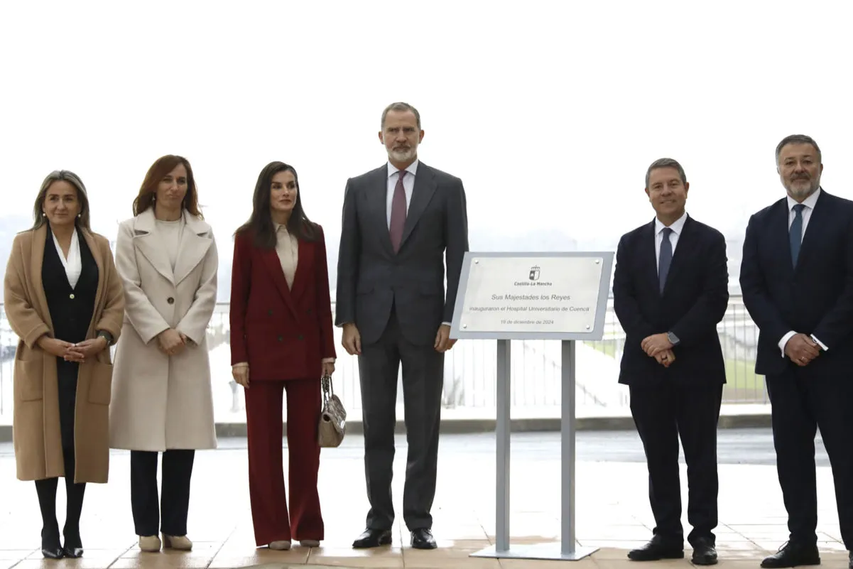 Los reyes Felipe y Letizia en Cuenca.