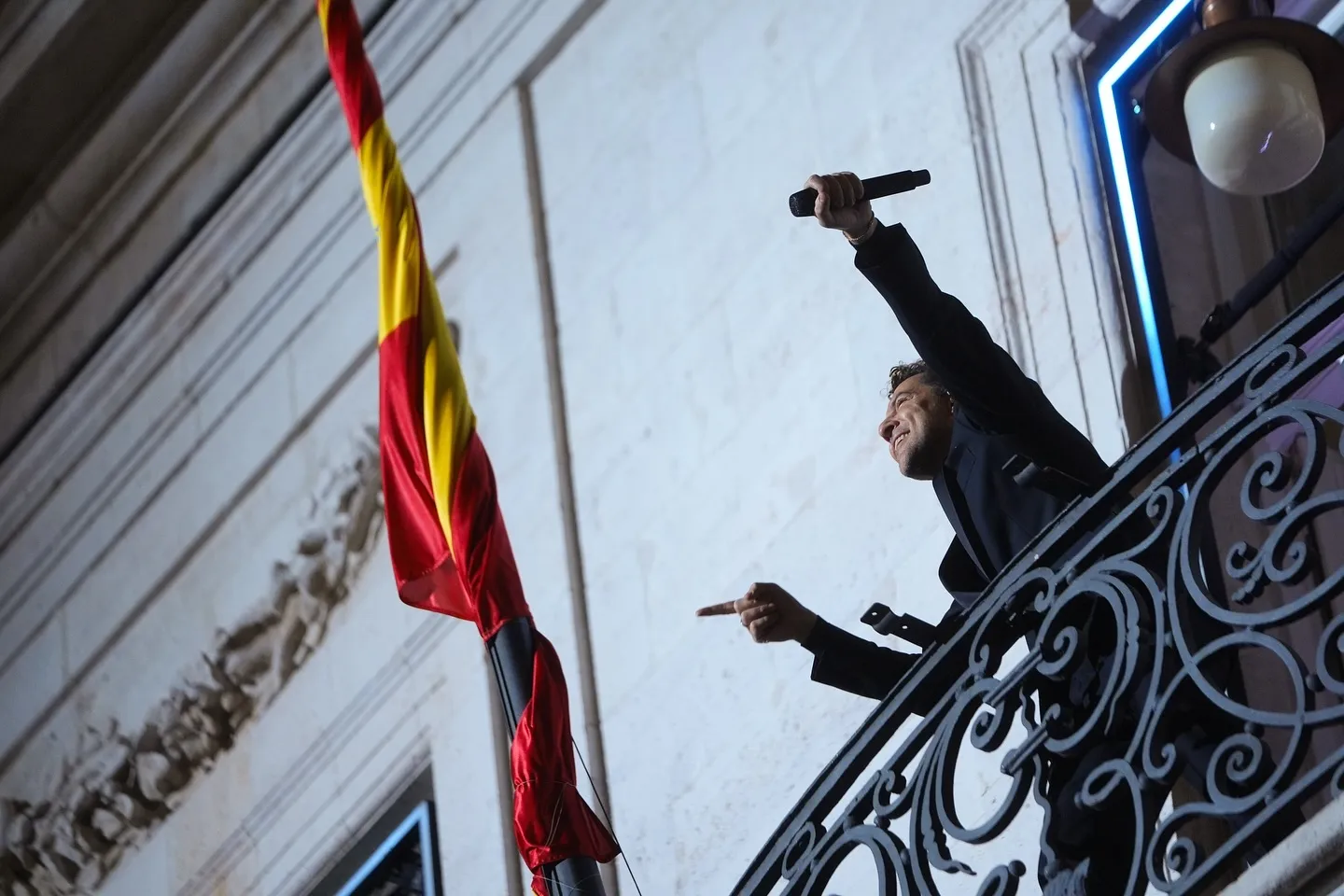 David Bisbal da un concierto navideño en la Puerta del Sol. Foto: Comunidad de Madrid.