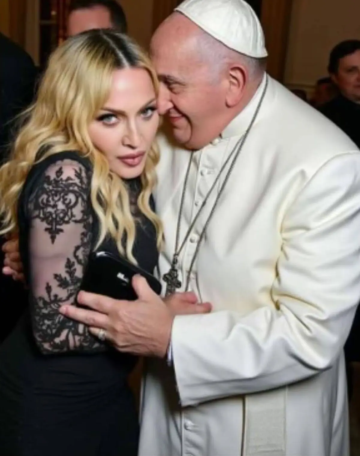 Madonna y Papa Francisco