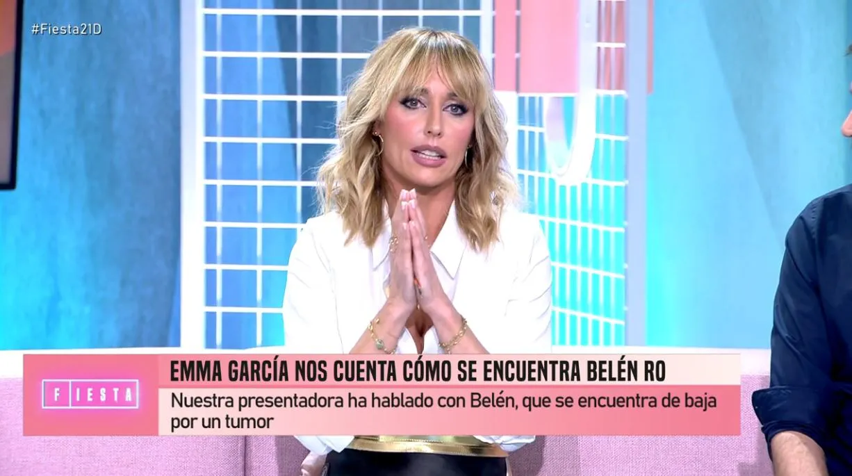 Emma García habla sobre los tratamientos de Belén Rodríguez, enferma de cáncer.