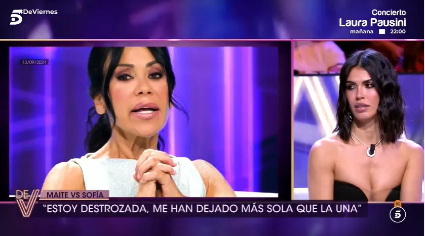 Sofía Suescun en su entrevista en De viernes