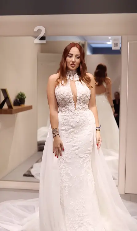 Rocío Flores se viste de novia.