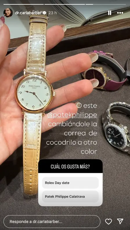 Un Patek Philippe Calatrava.