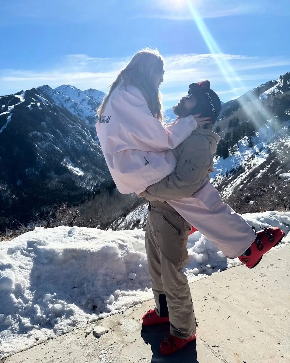 Heidi Klum viaje Nieve