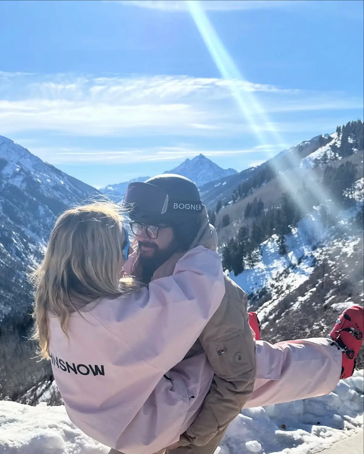 Heidi Klum viaje Nieve