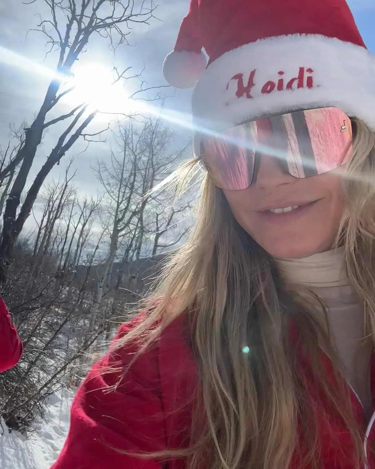 Heidi Klum viaje Nieve