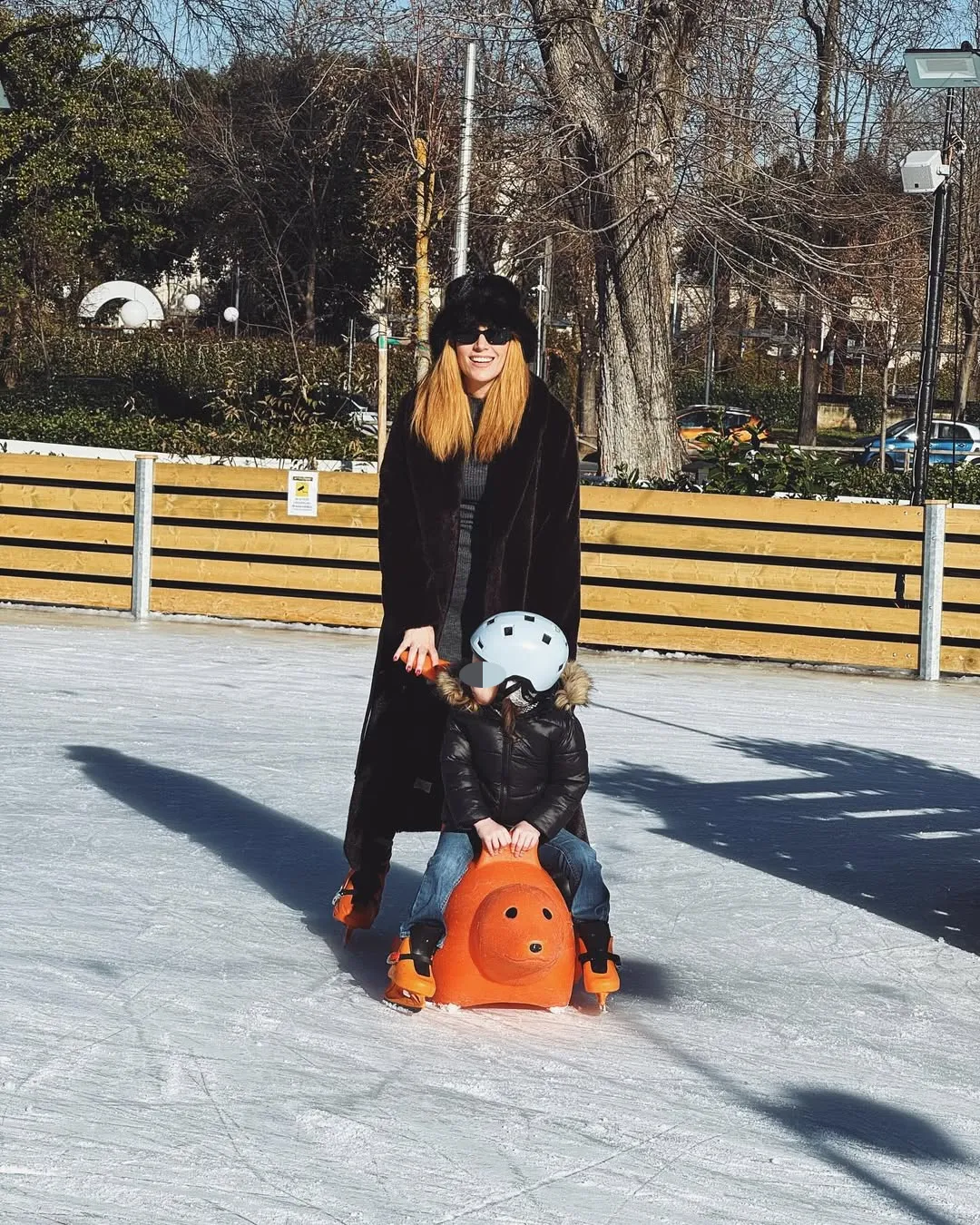 Edurne y su hija, Yanay.