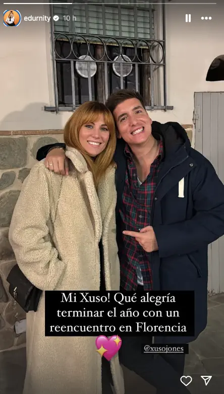 Edurne con Xuso Jones.